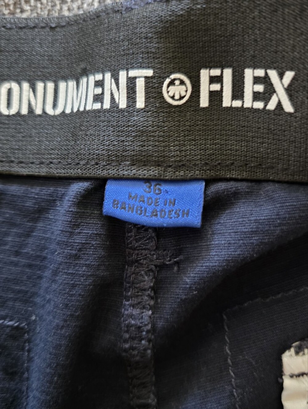 Men's Cotton Performance Shorts Navy Size 36